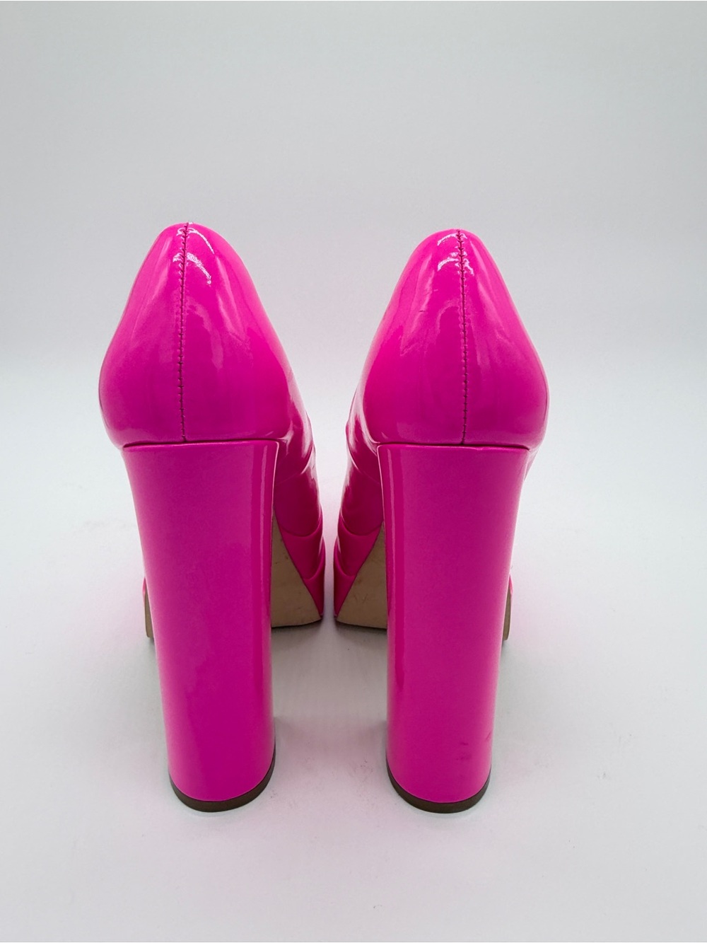 D'Amelio Marlania Platform Pumps Ultra Pink Patent - 7.5M - Picture 10 of 11
